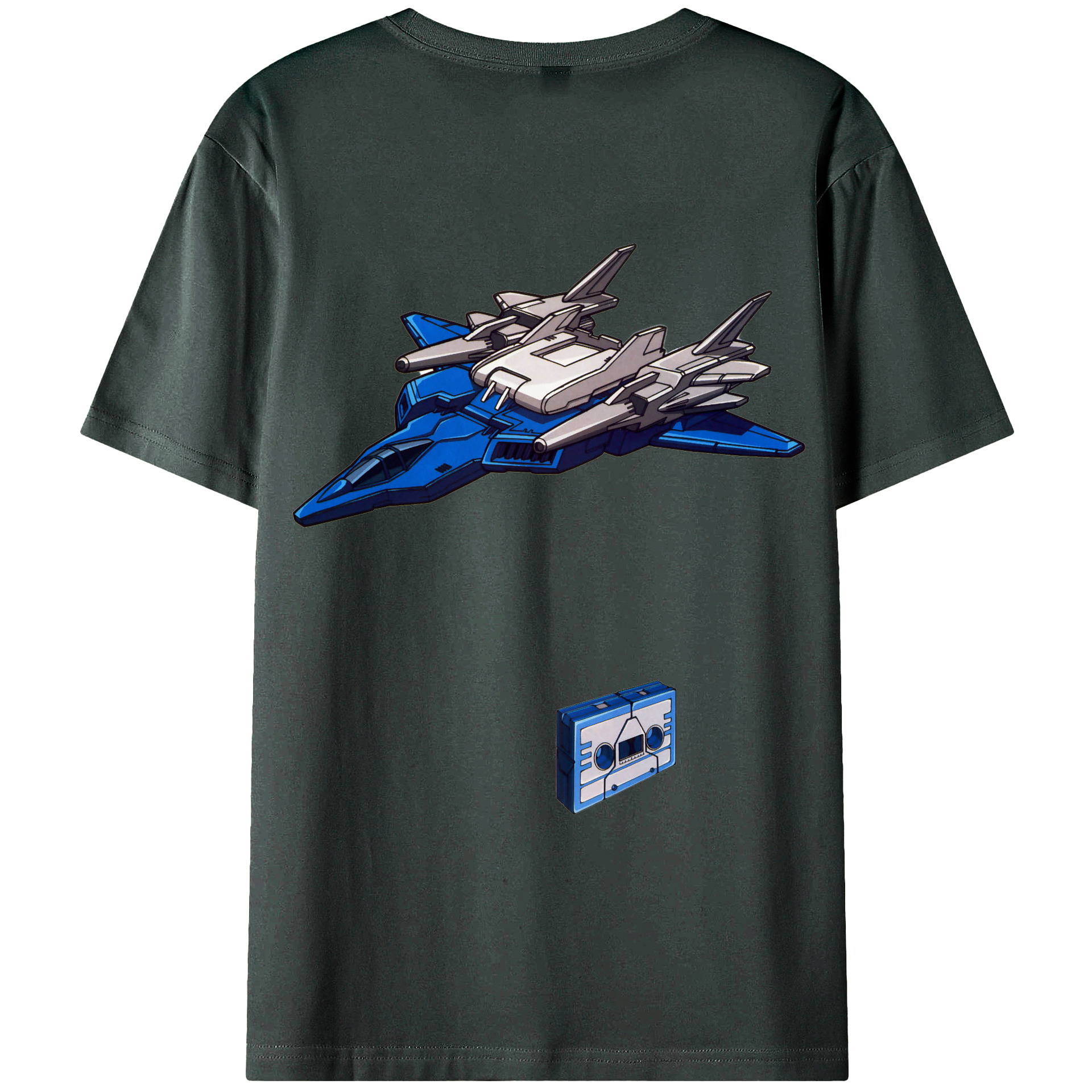 （画像用）  綿100％ メンズ半袖Tシャツ（バックプリント） 通気性